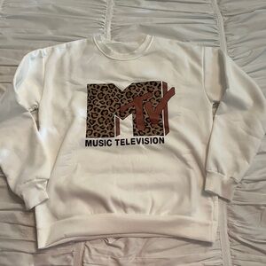 NWT MTV Leopard Print Sweatshirt